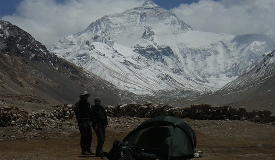 Escursionismo del Tibet dall'Antica Tingri all'Everest